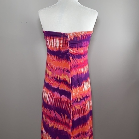 Dakini Convertible Strapless Dress Vibrant Tie-Dye Print - Picture 11 of 17
